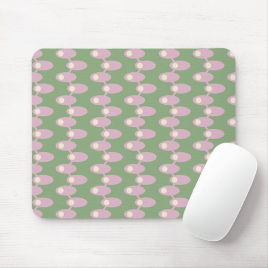 Rosa Raumschiffe Mousepad (Mit Mouse)