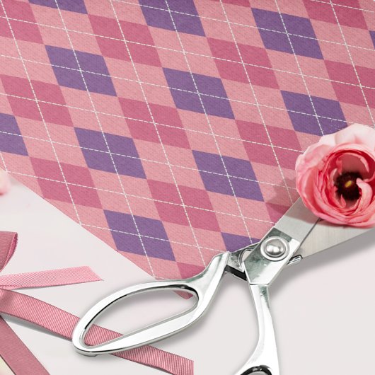 Rosa Raute Diamond Form Knitwear Print Decoupage Seidenpapier