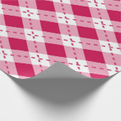 Rosa Raute Geschenkpapier (Ecke)