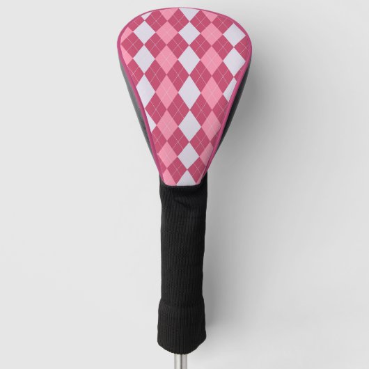Rosa Raute Golf Headcover (Vorderseite)