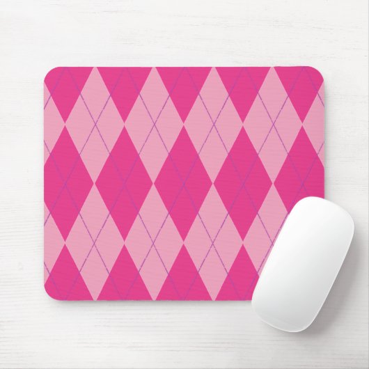 Rosa Raute Mousepad (Mit Mouse)