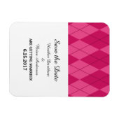 Rosa Raute Save the Date Flexi Magnet (Horizontal)