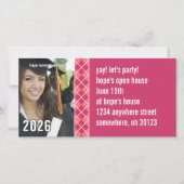 Rosa Raute Senior Pictures Foto Abschluss (Vorderseite)