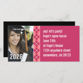 Rosa Raute Senior Pictures Foto Abschluss (Vorne/Hinten)