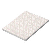 Rosa Rauten Notizblock (Rotiert)