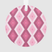 rosa Rautenmuster Ornament (Rückseite)
