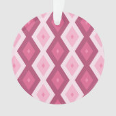 rosa Rautenmuster Ornament (Vorderseite)