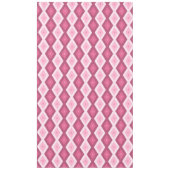 rosa Rautenmuster Tischdecke (Vorderseite)