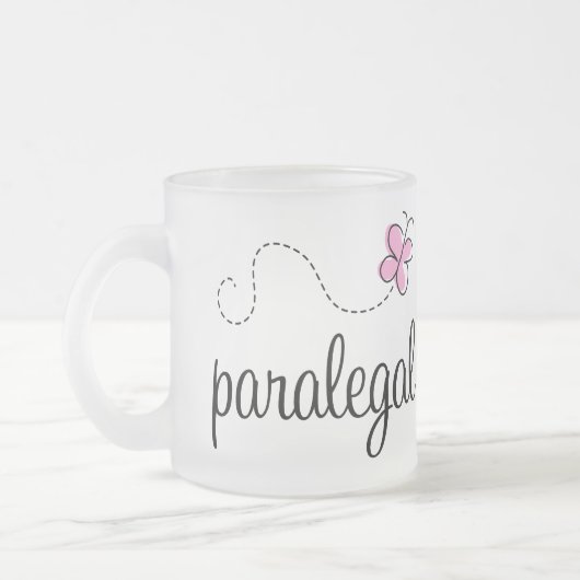 Rosa Rechtsassistentjobentwurf Mattglastasse (Links)