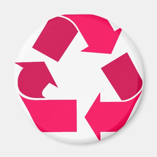 rosa recycle magnet (Vorne)