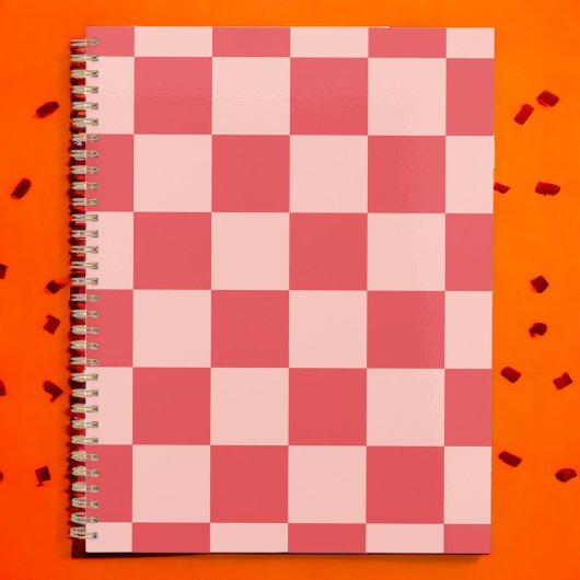 Rosa Red Checkered Gingham Pattern Planer