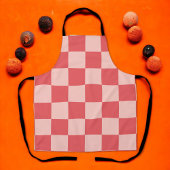 Rosa Red Checkered Gingham Pattern Schürze