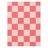 Rosa Red Checkered Gingham Pattern Tischdecke (Vorderseite)