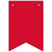 Rosa Red Chic Happy Birthday Wimpelkette (Erste Fahne)