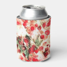 Rosa Red Dirty Polka Dot Grunge