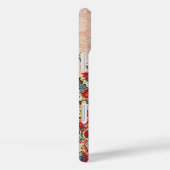 Rosa Red Gold Peacock Swirl Case-Mate iPhone Hülle (Rückseite / Rechts)