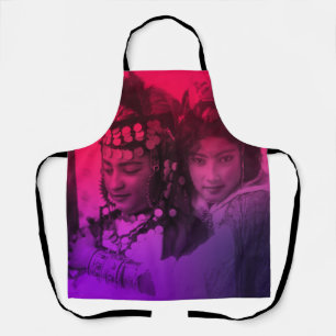 Rosa Red Maghreb Ouled Naïl Berber Girl Female Apr Schürze