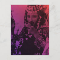 Rosa Red Maghreb Ouled Naïl Berber Girl Female Pos
