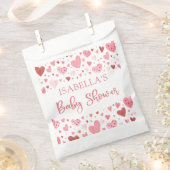 Rosa Red Valentine eine kleine süße Babydusche Geschenktütchen (Ausgeschnitten)