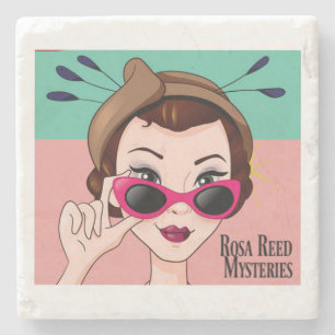 Rosa Reed Drink Untersetzer