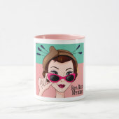 Rosa Reed Java Tasse (Zentrum)