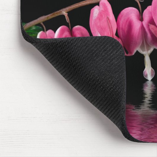Rosa Reflektion Mousepad (Ecke)