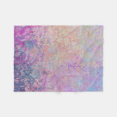 Rosa Regenbogen Fleecedecke (Vorderseite (Horizontal))