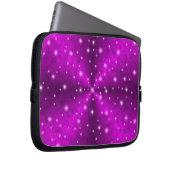 Rosa Regenbogen in der Elefantenhautlederoptik Laptopschutzhülle (Vorne Rechts)