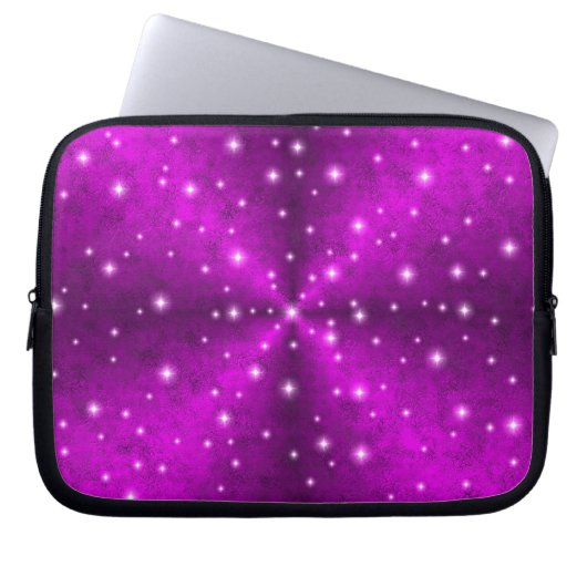 Rosa Regenbogen in der Elefantenhautlederoptik Laptopschutzhülle (Vorderseite)