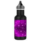Rosa Regenbogen in der Elefantenhautlederoptik Trinkflasche (Rechts)