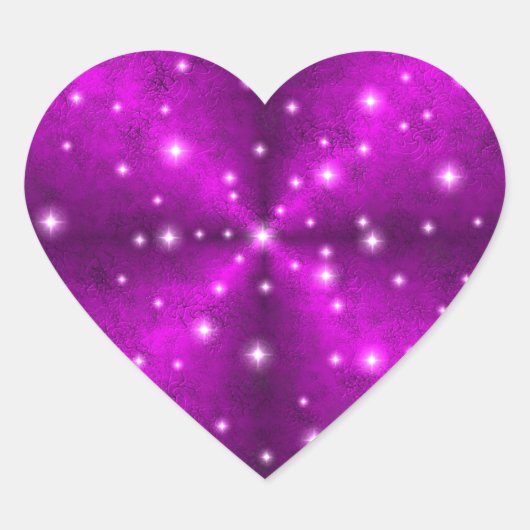 Rosa Regenbogen in der Optik des Skin Leder Herz-Aufkleber (Vorderseite)