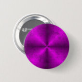 Rosa Regenbogen in Elephant Skin Leder Optik Button (Vorne & Hinten)