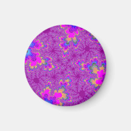 Rosa Regenbogen Speckle Magnet