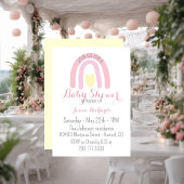 Rosa Regenbogenforelle Kinderdusche Invitat Einladung