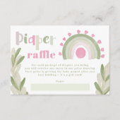 Rosa Regenbogensonne Windschutzscheibe Tomatendusc Begleitkarte (Vorderseite)