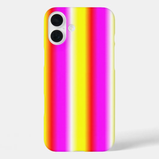 Rosa Regenbogenstreifen Case-Mate iPhone Hülle (Rückseite)