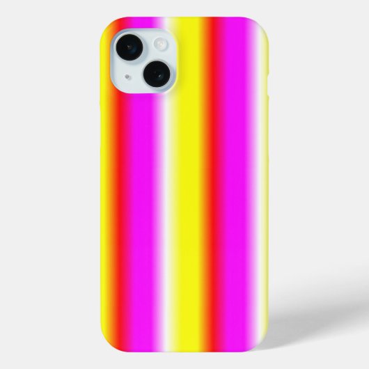 Rosa Regenbogenstreifen Case-Mate iPhone Hülle (Rückseite)