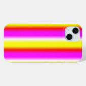 Rosa Regenbogenstreifen Case-Mate iPhone Hülle (Rückseite (Horizontal))