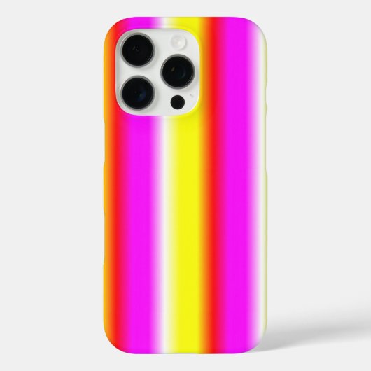 Rosa Regenbogenstreifen Case-Mate iPhone Hülle (Rückseite)