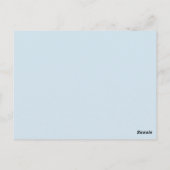 Rosa Regenbogenstreifen Postkarte (Rückseite)