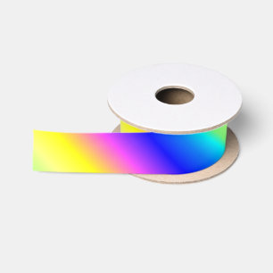 Rosa Regenbogenverlauf Satinband