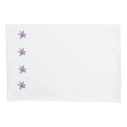 Rosa Regenliken Kissenbezug (Vorderseite)