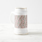 Rosa Reihe Serenität Bierglas (Vorderseite Links)