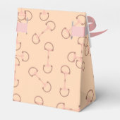Rosa Reitpferde Bits Geschenkschachtel (Rückseite)