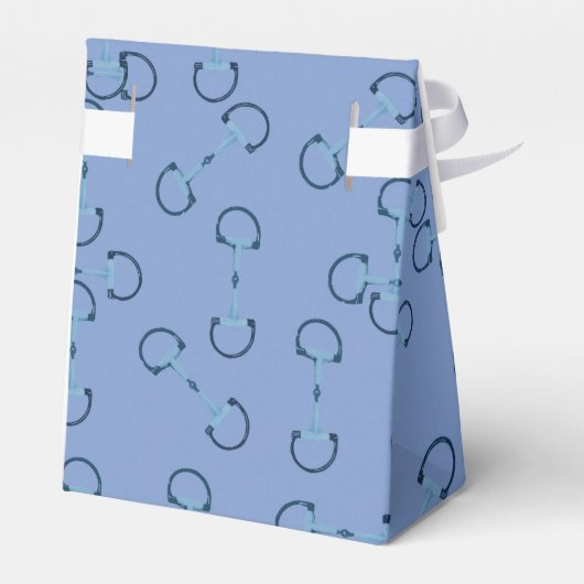 Rosa Reitpferde Bits Geschenkschachtel (Rückseite)