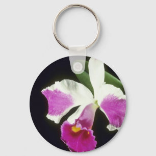 Rosa Remo Prada "Kronen" (Laeliocattelaya) Blumen Schlüsselanhänger