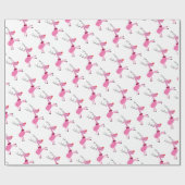 Rosa Renverpackung Geschenkpapier (Flach)