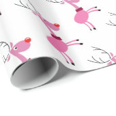 Rosa Renverpackung Geschenkpapier (Rolleneckpunkt)