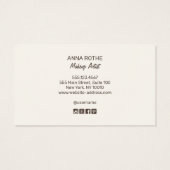 Rosa Retro Bombshell Beauty Makeup Artist Girl (Rückseite)