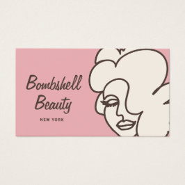 Rosa Retro Bombshell Beauty Makeup Artist Girl